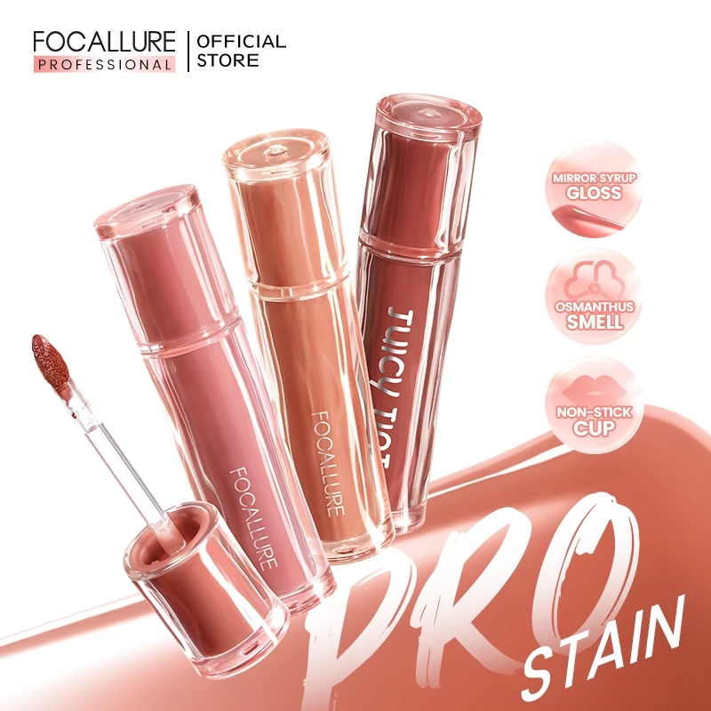 FOCALLURE Watery Lip Tint Moisture Light Trong suốt Không dính 2G