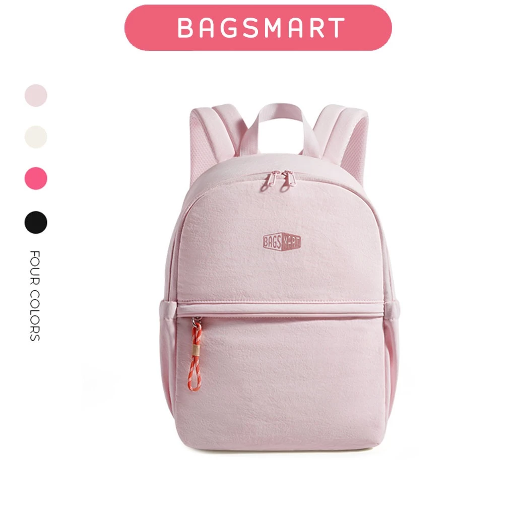 BAGSMART Ba lô đựng laptop đại học Túi đựng sách chống nước cho máy tính xách tay 14 Inch, Ba lô đựng laptop du lịch thông thường dành cho nữ