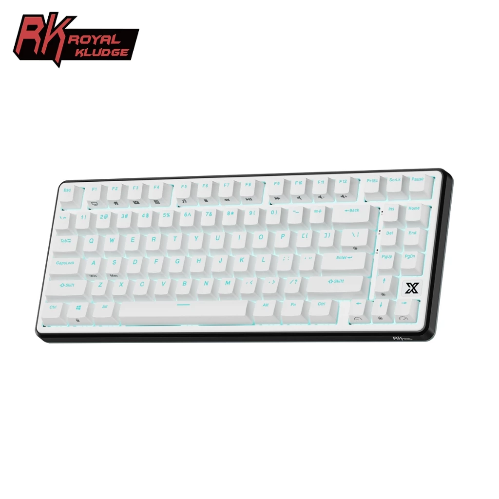 Royal Kludge RK X87 Black Night 88 Key 80% có đệm bàn phím cơ có dây