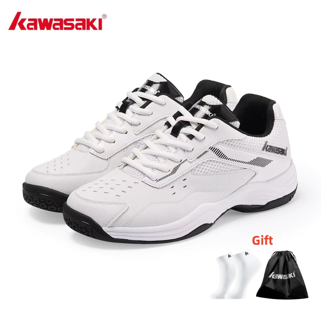 Kawasaki Pickleball Giày Cầu Lông K4B50-C32011 Nữ Và Nam Huấn Luyện Chuyên Nghiệp Chống Trơn Trượt Bền Chống Sốc Hút Giày Thể Thao Retro