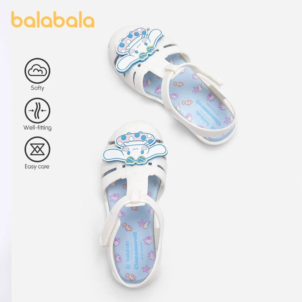 Xăng đan Bé Gái Balabala Đế Mềm Chống Trơn Trượt Giày Đi Biển Phong Cách Mùa Hè Đáng Yêu Ngọt Ngào Thời Trang Nhẹ Thoáng Khí Thoải Mái Ngoài Trời Đi Biển Dự Tiệc Mặc
