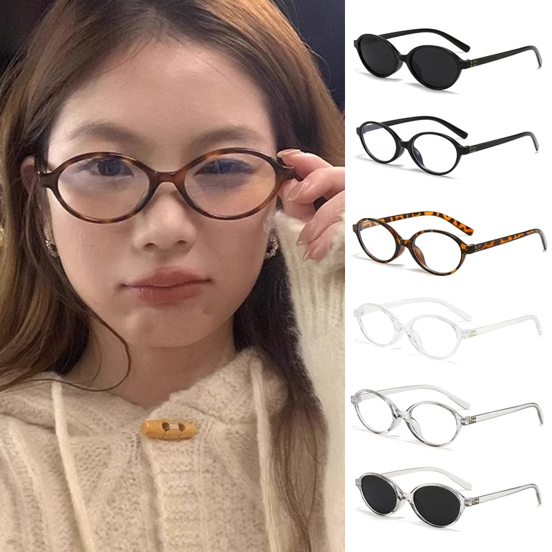 💞Cherry💞Mắt kính gọng cận nữ form Oval dẹt Y2k Phong cách Hàn Quốc Hot trend