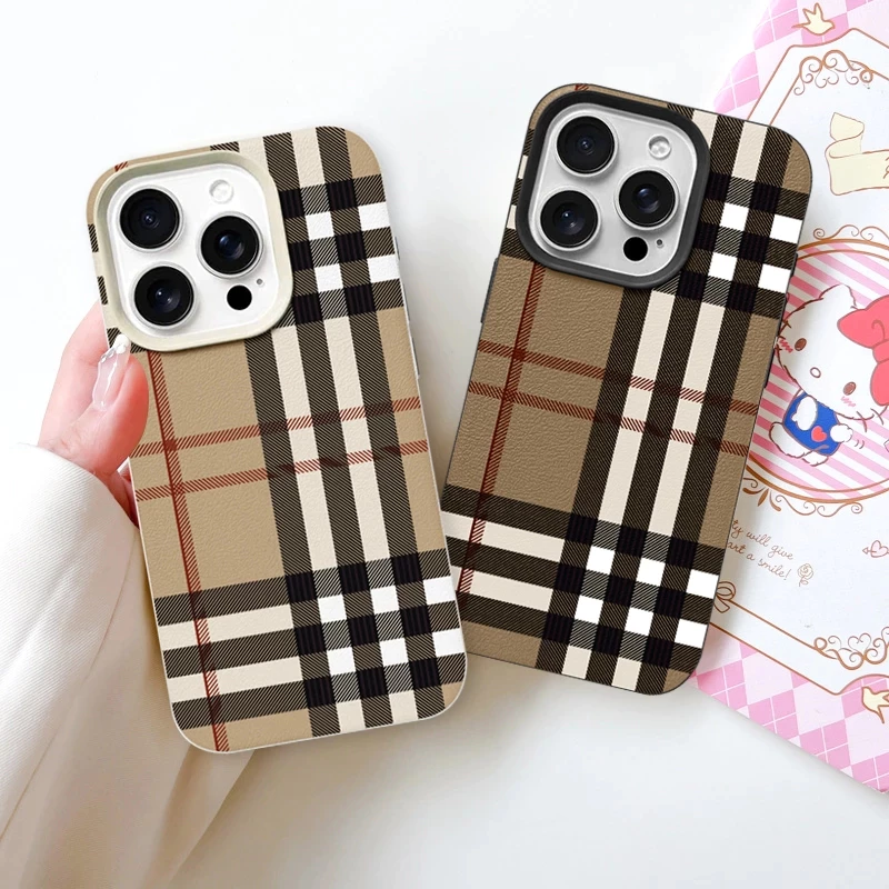 Ốp Lưng Iphone TPU hoa tiết da mềm kẻ sọc nền nâu 6/6plus/7/8/plus/x/xs/11/12/13/14/15/16/pro/max/plus/promax-SY