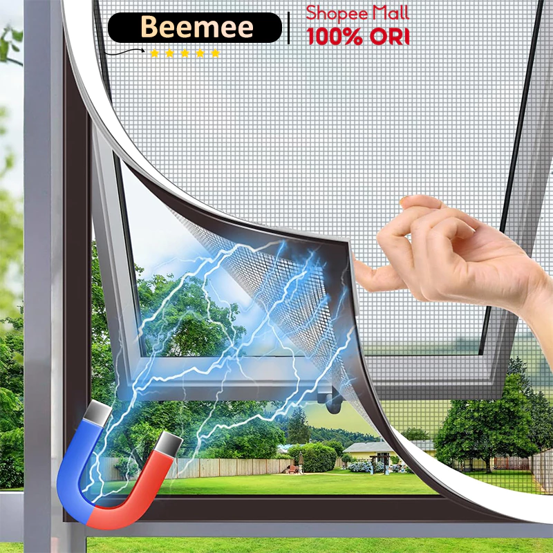 Beemee Rèm từ tính Màn hình cửa sổ từ tính chống côn trùng, Cửa màn hình từ tính chống côn trùng