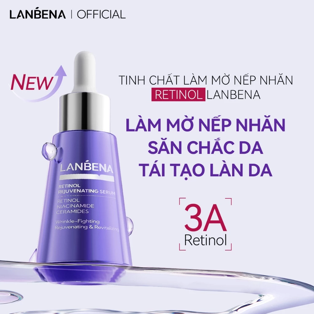 LANBENA Combo 2 serum trắng da (15ml/30ml) -vitamin c niacinamide kết hợp với , làm sáng da chuyên sâu,TINH CHẤT LÀM MỜ NẾP NHĂN RETINOL LANBENA LÀM MỜ NẾP NHĂN SĂN CHẮC DA TÁI TẠO LÀN DA Skincare
