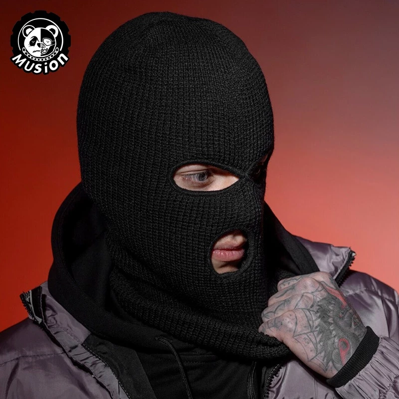 Musion Unisex Balaclava, Vỏ bọc đầu dệt kim thời trang thể thao, Tấm lót mũ bảo hiểm chống gió thoáng khí co giãn cao để đi xe đạp thể thao ngoài trời
