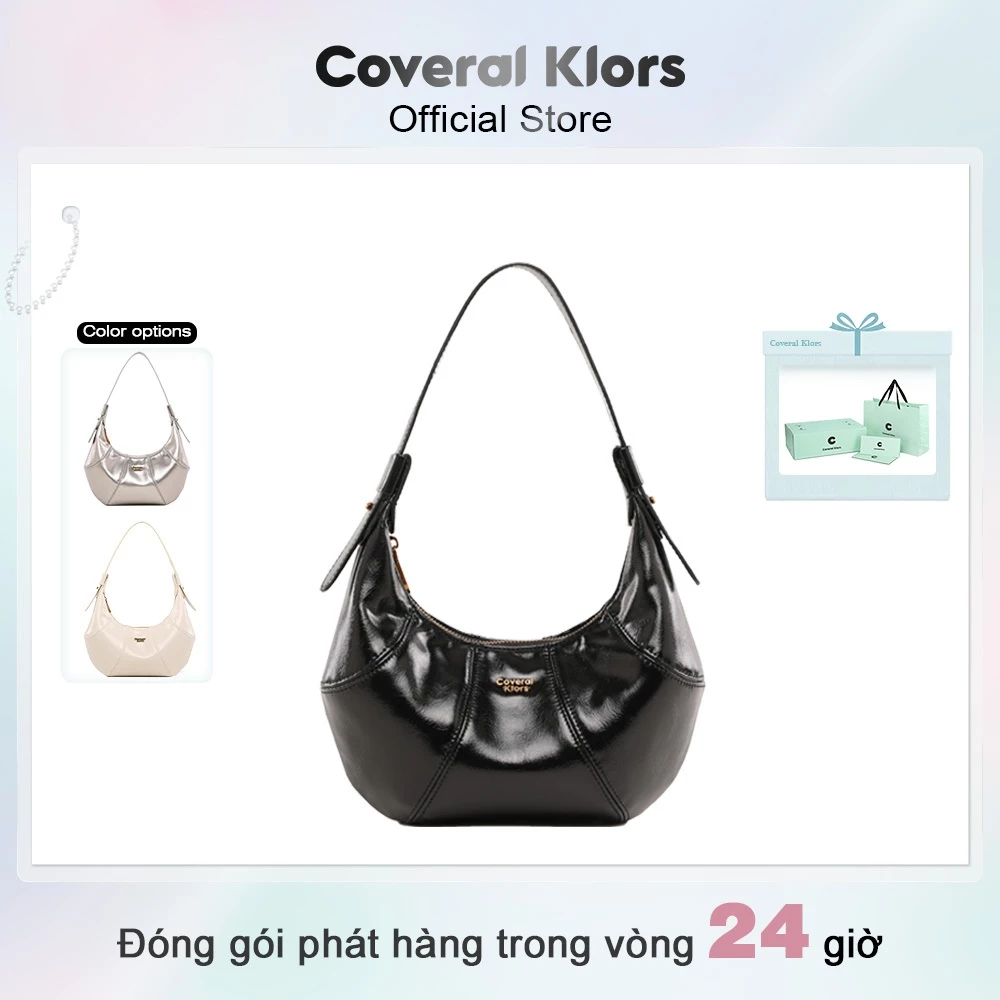 COVERAL KLORS Retro Túi Nách Hợp Thời Trang Túi Mỹ Túi Bóng Chày Thời Trang Túi Messenger CK2460236