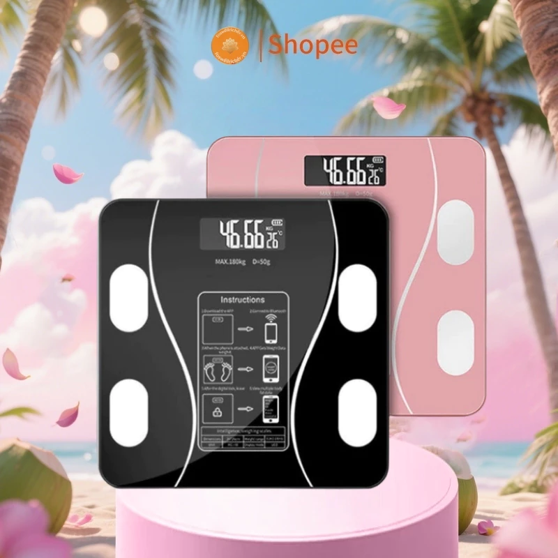 Cân điện tử METIS Sạc USB Kết nối Bluetooth Phân tích chỉ số cơ thể theo dõi trọng lượng