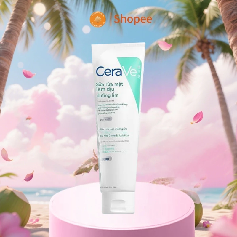 Sữa rửa mặt dưỡng ẩm CeraVe Cleanser dành cho da dầu, da mụn, da khô và da nhạy cảm