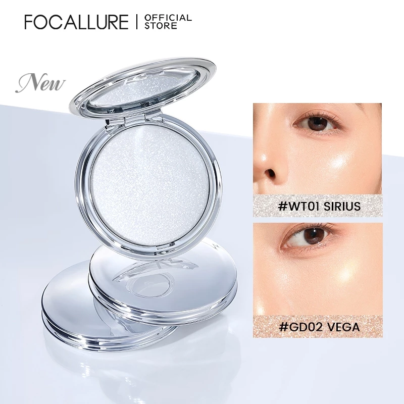 Focallure Họa tiết mềm mại giống Mochi Highlighter Shimmer Glitter