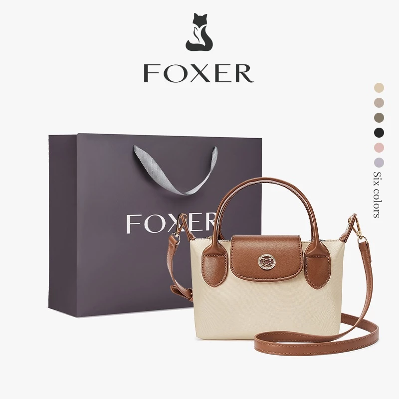 FOXER Túi xách nữ thời trang và đơn giản Túi đeo chéo nữ Quà tặng nữ