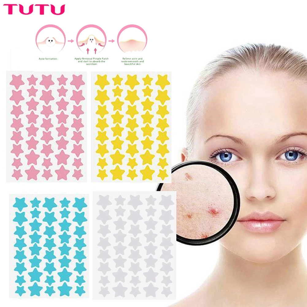 40 Miếng Dán Mụn Cho Mặt Miếng Dán Mụn Hydrocolloid Để Che Zits Và Vết Bẩn Miếng Dán Mụn Ngôi Sao Dễ Thương Điểm Cho Đột Phá
