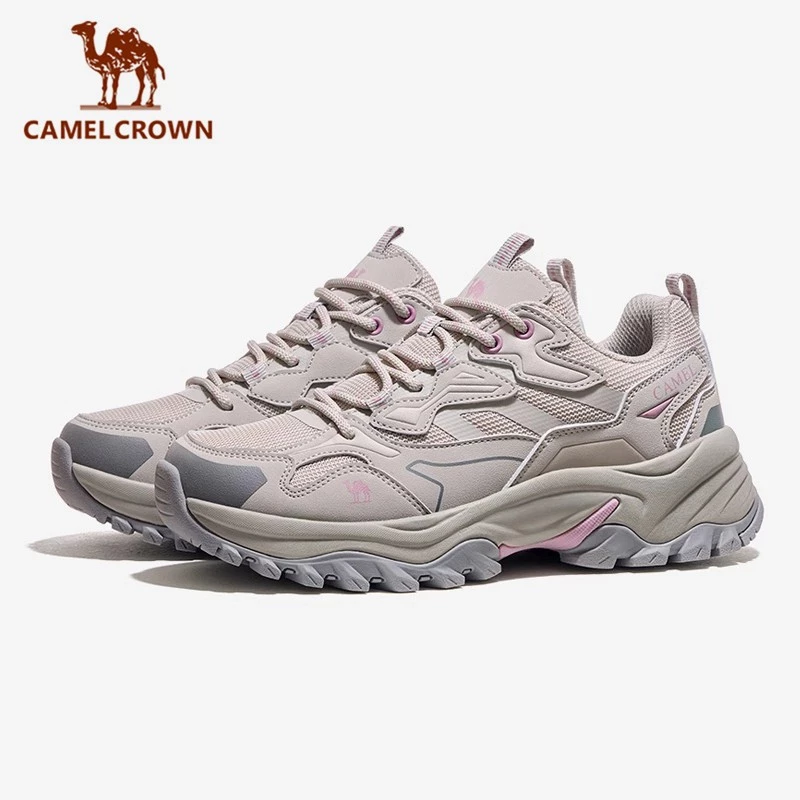 CAMEL CROWN SPORTS Giày Đi Bộ Đường Dài Cho Nữ Thể Thao Ngoài Trời Chống Trơn Trượt Nhẹ Du Lịch