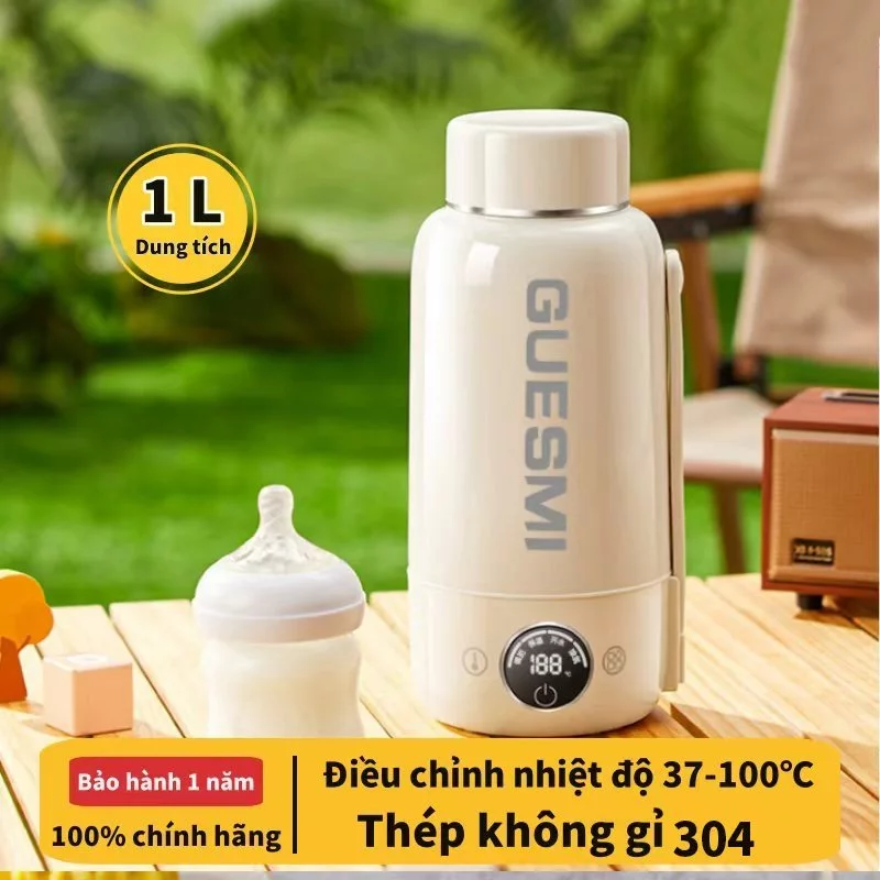 Cốc nước Guesmi di động nhỏ nhiệt độ không đổi cốc nước điện sưởi ấm và giữ nhiệt ấm đun nước du lịch