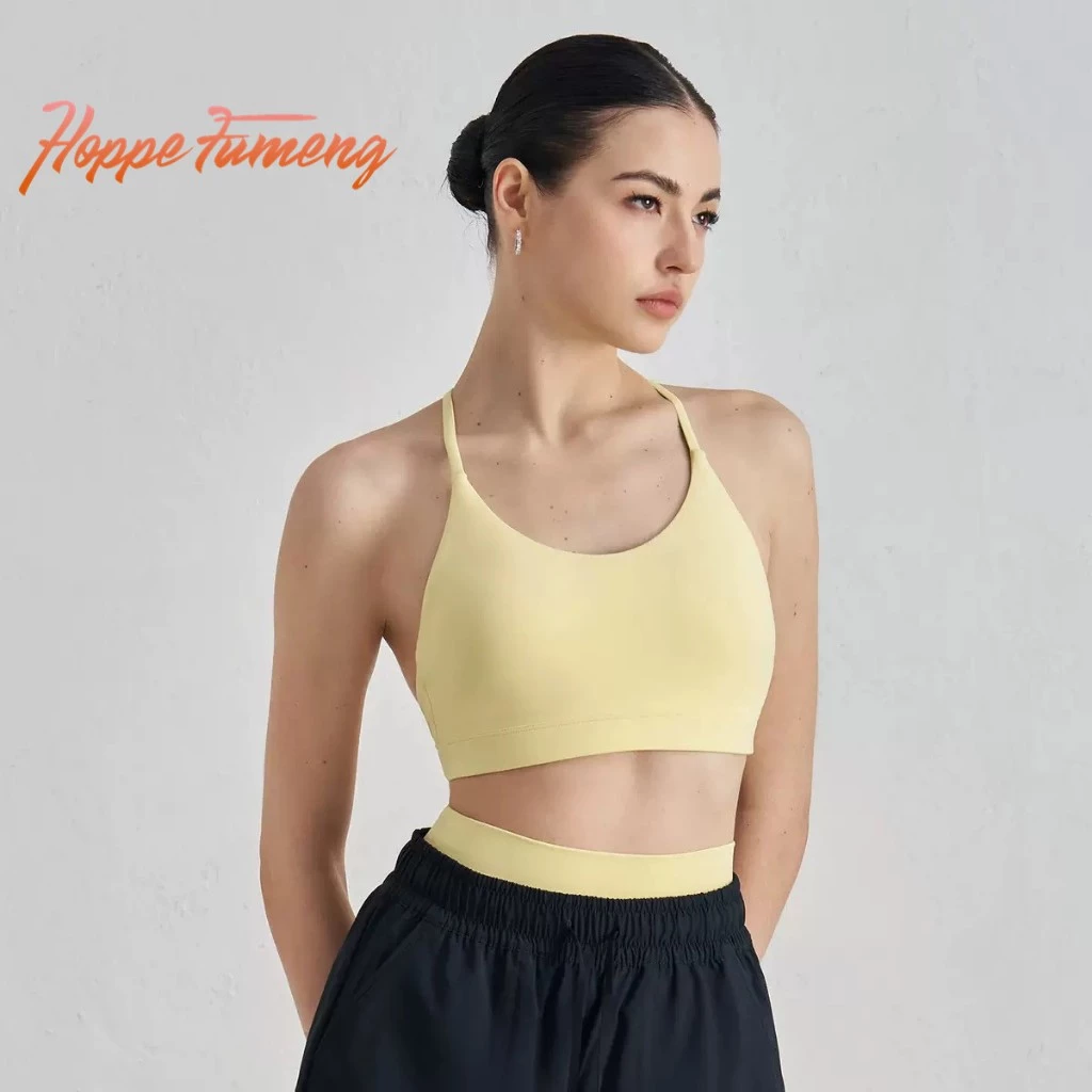 [Hoppe Fumeng] Áo tập yoga đệm thời trang dành cho nữ
