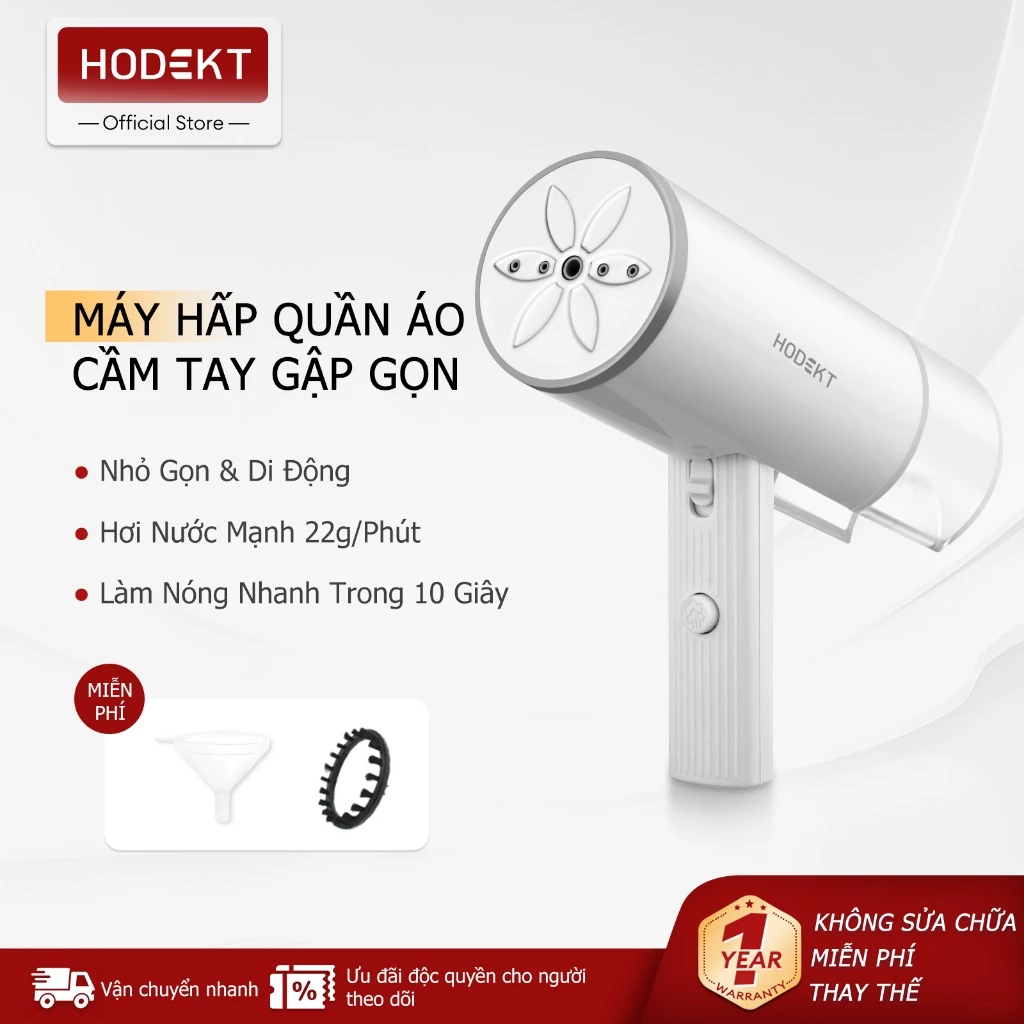 Bàn ỦI Hơi Nước Cầm Tay HODEKT Hơi Nước Sắt Cầm Tay May Hấp Du Lịch Sắt Cho Quần Áo Có Thể Gập Lại