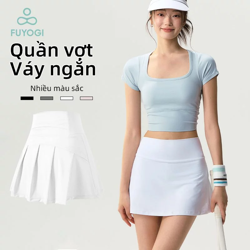 Váy Tennis Nữ Lót Thể Dục Cao Cấp Cho Yoga và Chạy Bộ