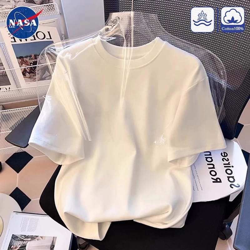Áo thun cotton nguyên chất thoáng khí, thấm mồ hôi, màu trơn cho cả nam và nữ - Giao hàng nhanh