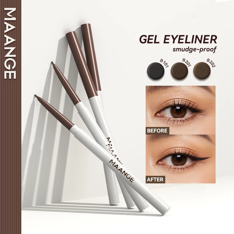 Bút kẻ mắt MAANGE Gel chống thấm nước không bị nhòe lâu trôi suốt 24 giờ