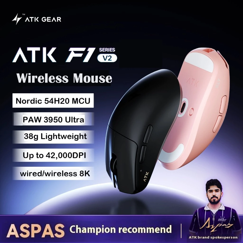 ATK Blazing Sky F1 Ultra Max V2 / F1 Ultimate V2 / F1 Extreme V2 Series Chuột không dây Esports