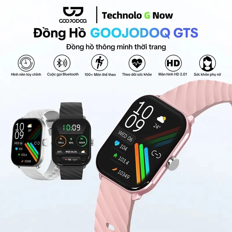 Đồng hồ thông minh GOOJODOQ I67 Chống nước Cuộc gọi Bluetooth Theo dõi sức khỏe Quản lý thể dục Thể thao Nam Nữ