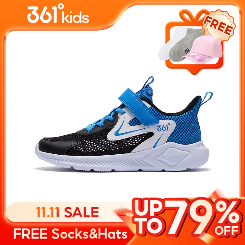 Giày chạy bộ 361 độ dành cho bé trai và bé gái EU33-42, chống sốc và mài mòn