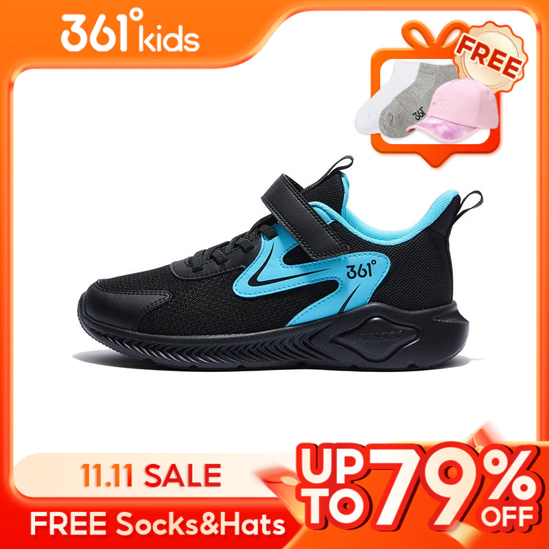 Giày chạy bộ cho bé gái và bé trai EU33-42, màu đen, chống trượt