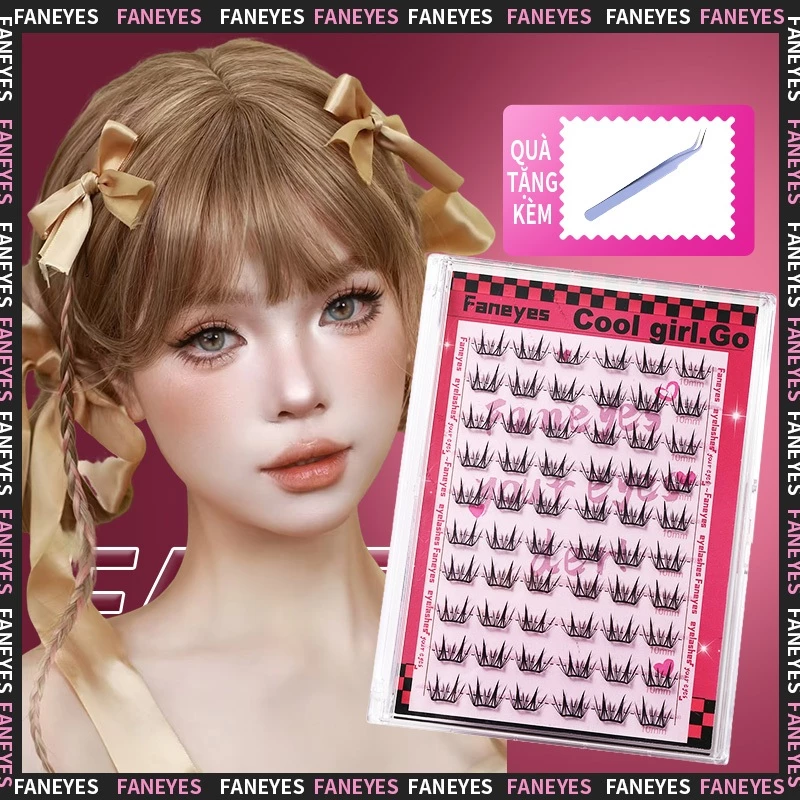Miếng Mỏng Nhỏ Phong Cách Thường Ngày Lông Mi Giả Dung Tích Lớn Không Keo Mẹ Cảm Thấy Dày Lông Mi Tự Nhiên Manu