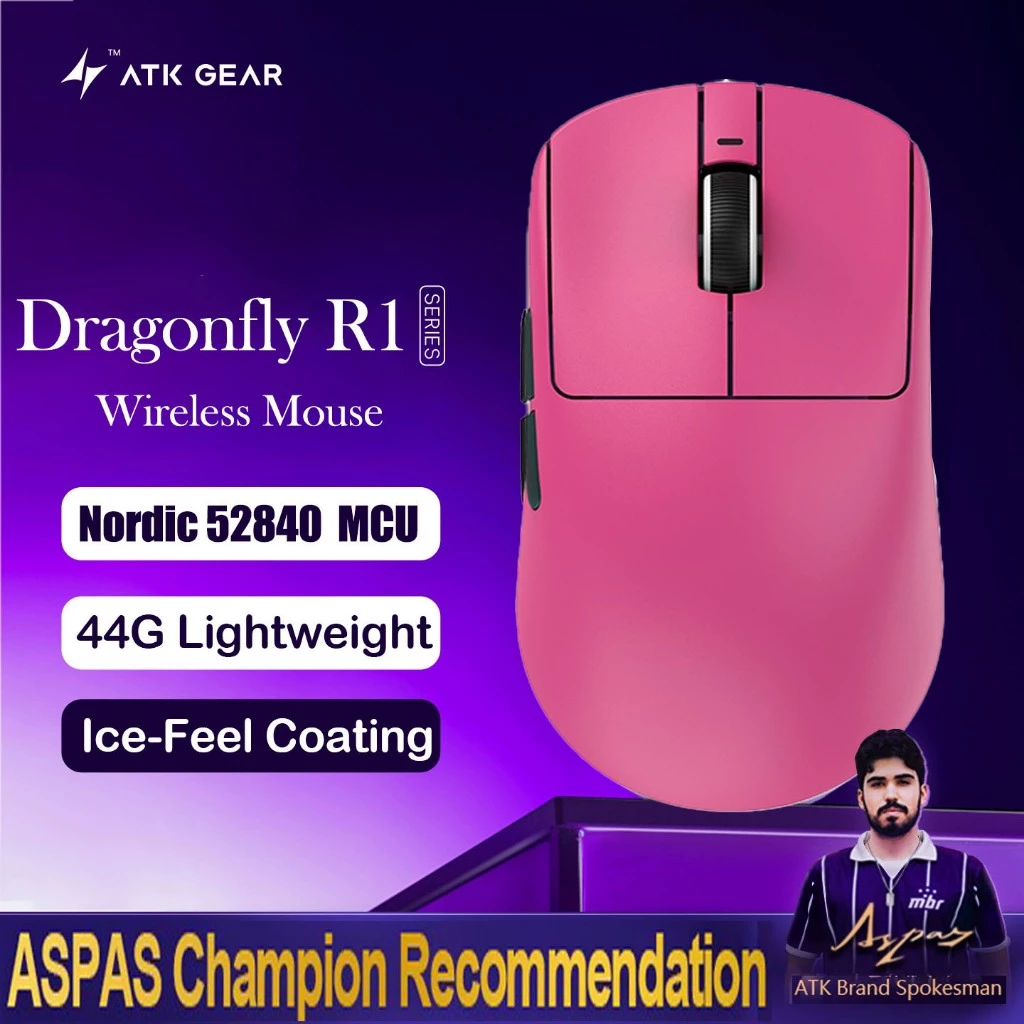 ATK VXE Dragonfly R1 Series Chuột không dây nhẹ Chuột chơi game Chuột Bluetooth cho máy tính xách tay