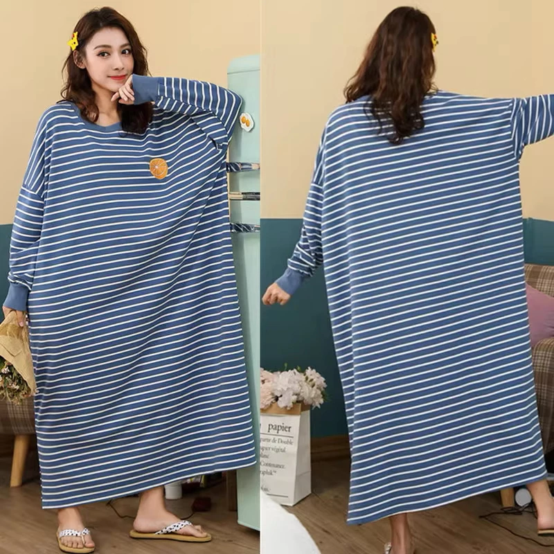 Váy ngủ dài size lớn mùa thu đông - Form rộng rãi thoải mái, chất vải cao cấp không xù - Thiết kế cho size lớn, cho vòng 2 tự tin - Đang khuyến mãi