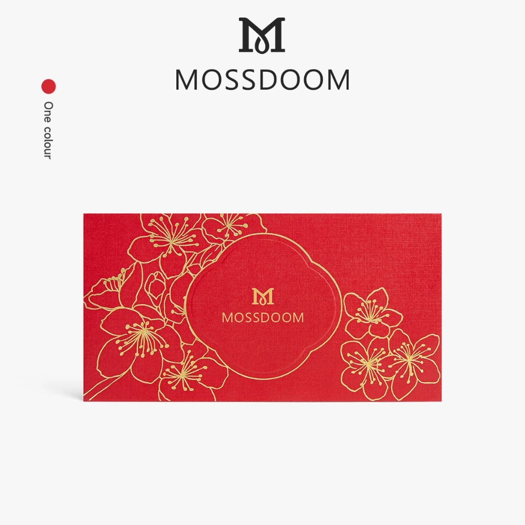 MOSSDOOM Quy trình dập nổi bề mặt phong bì đỏ năm mới