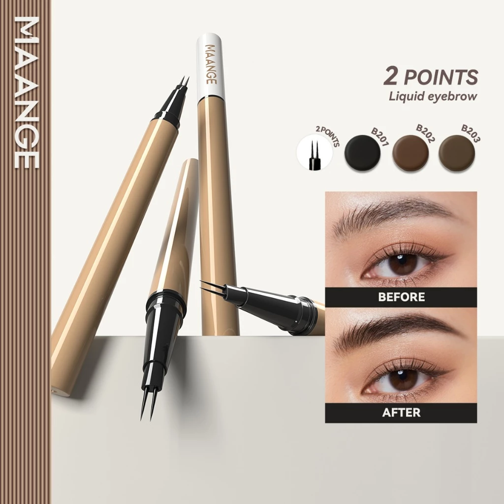 Bút Chì Kẻ Mày Phẩy Sợi 3D MAANGE Giúp Lông Mày Đậm Và Đẹp