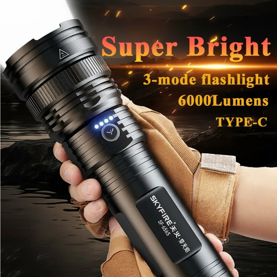 Đèn Pin Chiếu Sáng Đen Cầm Tay Có Thể Điều Chỉnh Xa Gần