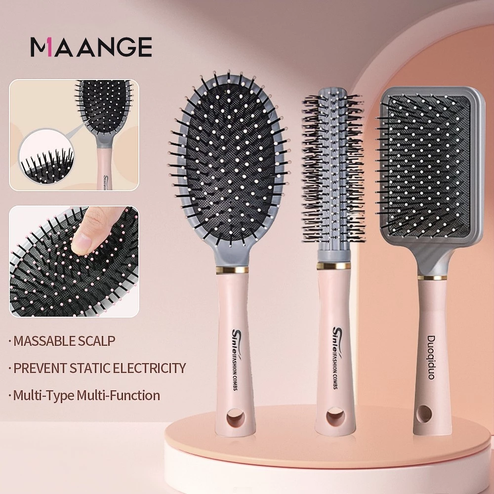 MAANGE Lược Gỡ Rối tĩnh điện massge Tạo Phồng Tóc Cỡ Lớn Chuyên Dụng 1459