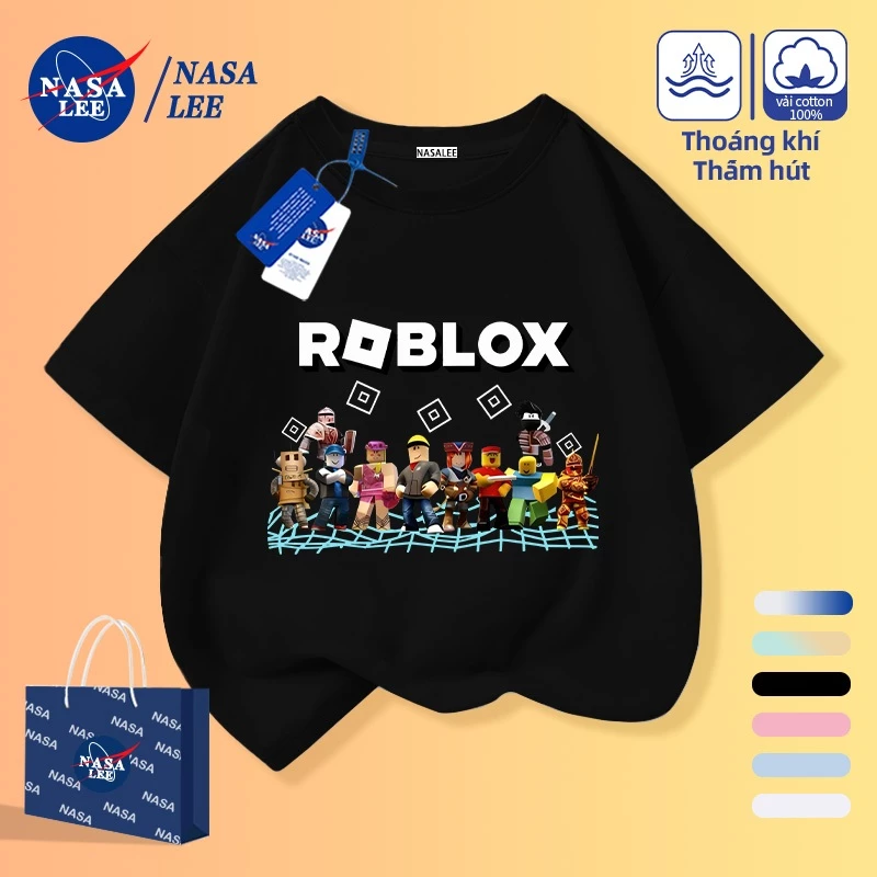 [Giao hàng trong ngày] Áo thun Cotton rộng rãi của NASA Quần áo bé trai bé gái Đồ chơi nhỏ Big Smash Bros. Tay ngắn trẻ em