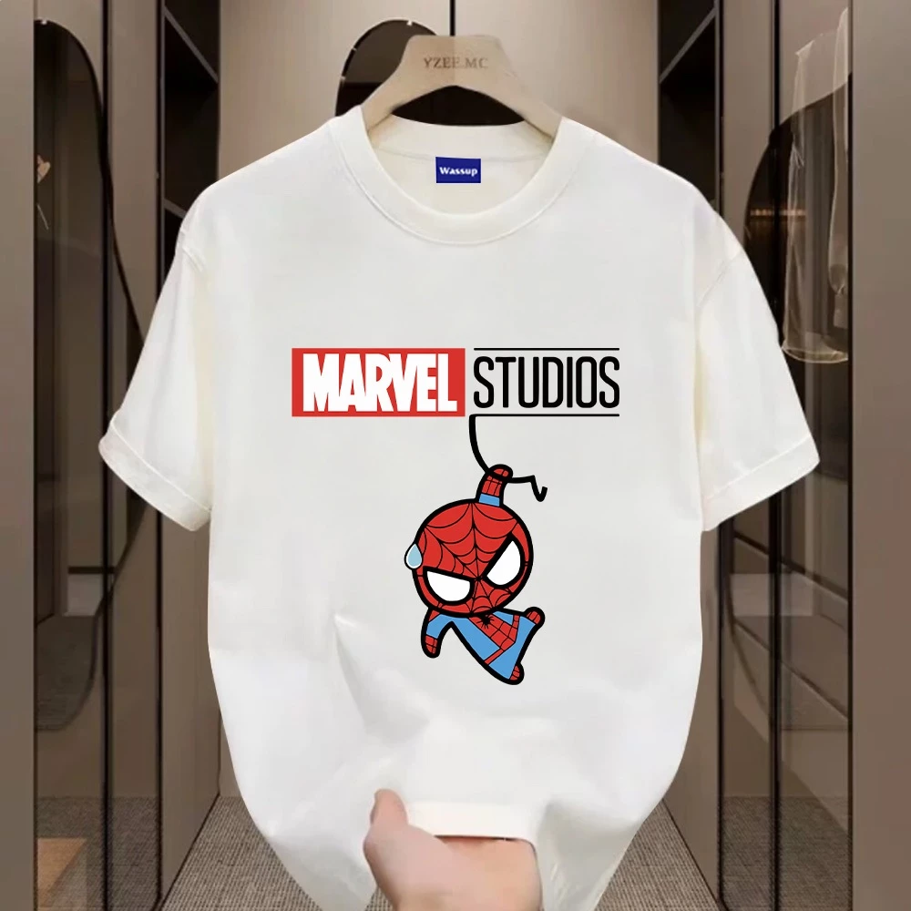 ✨Hàng có sẵn✨ WASSUP áo thun nam in hình Spider-Man - Mẫu mới! cotton, thời trang, Unisex.