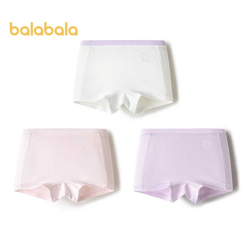 Balabala Bé Gái Quần Lót Bé Gái 2026 Boxer Quần Short Cotton 3 Gói Quần Lót Cho Trẻ Sơ Sinh Thoải Mái Mềm Mại Võ Sĩ Để Mặc Nhà Hàng Ngày Mặc Ngủ Chơi Hoạt Động Gói Sử Dụng
