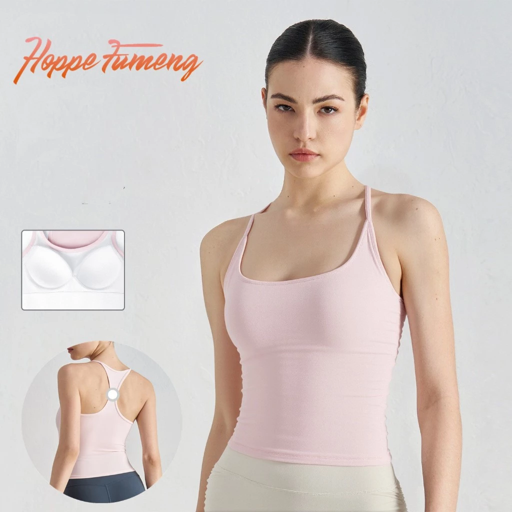 Áo Ngực Thể Thao Có Đệm Cố Định Cho Nữ, Phù Hợp Hoạt Động Ngoài Trời