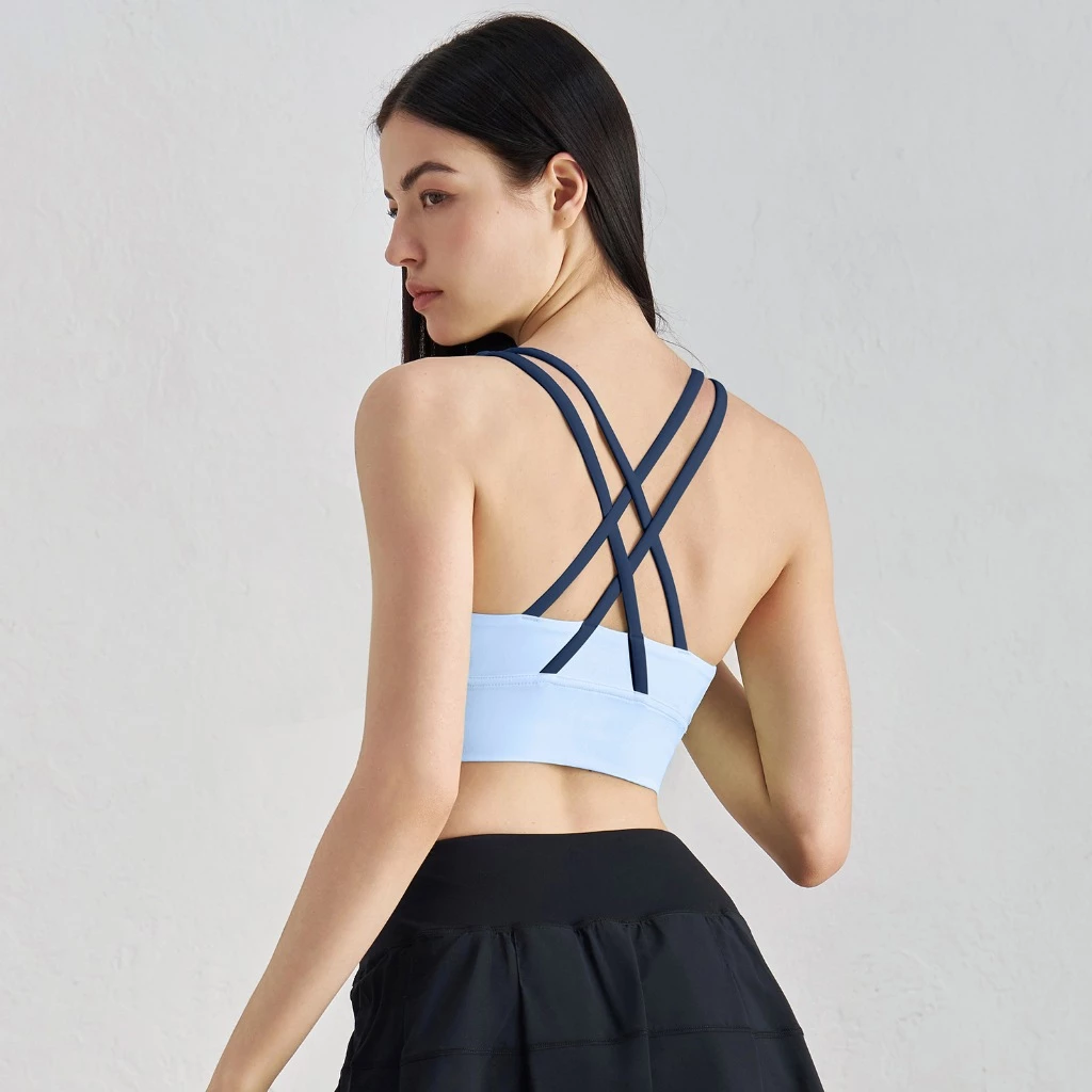 [L.circle] Áo ngực thể thao liền mạch dành cho nữ Tập thể dục Yoga Gợi cảm Push Up Fitness Áo ngực tập thể dục