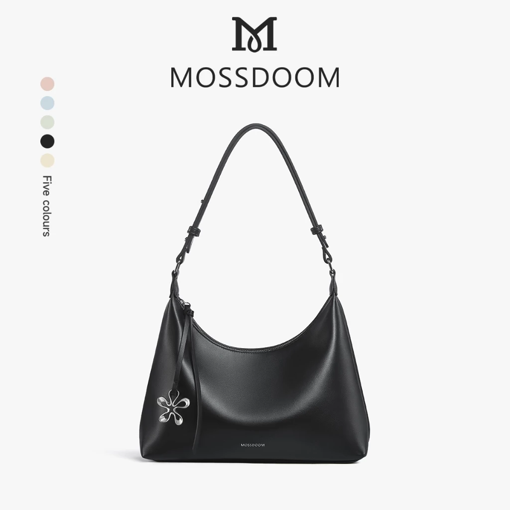 MOSSDOOM Lucena Bag Túi Đeo Vai Nữ Đơn Giản Có Dây Đeo Vai Có Thể Điều Chỉnh Da Mềm Cảm Giác Phong Cách Đa Năng Phù Hợp Với Mọi Người