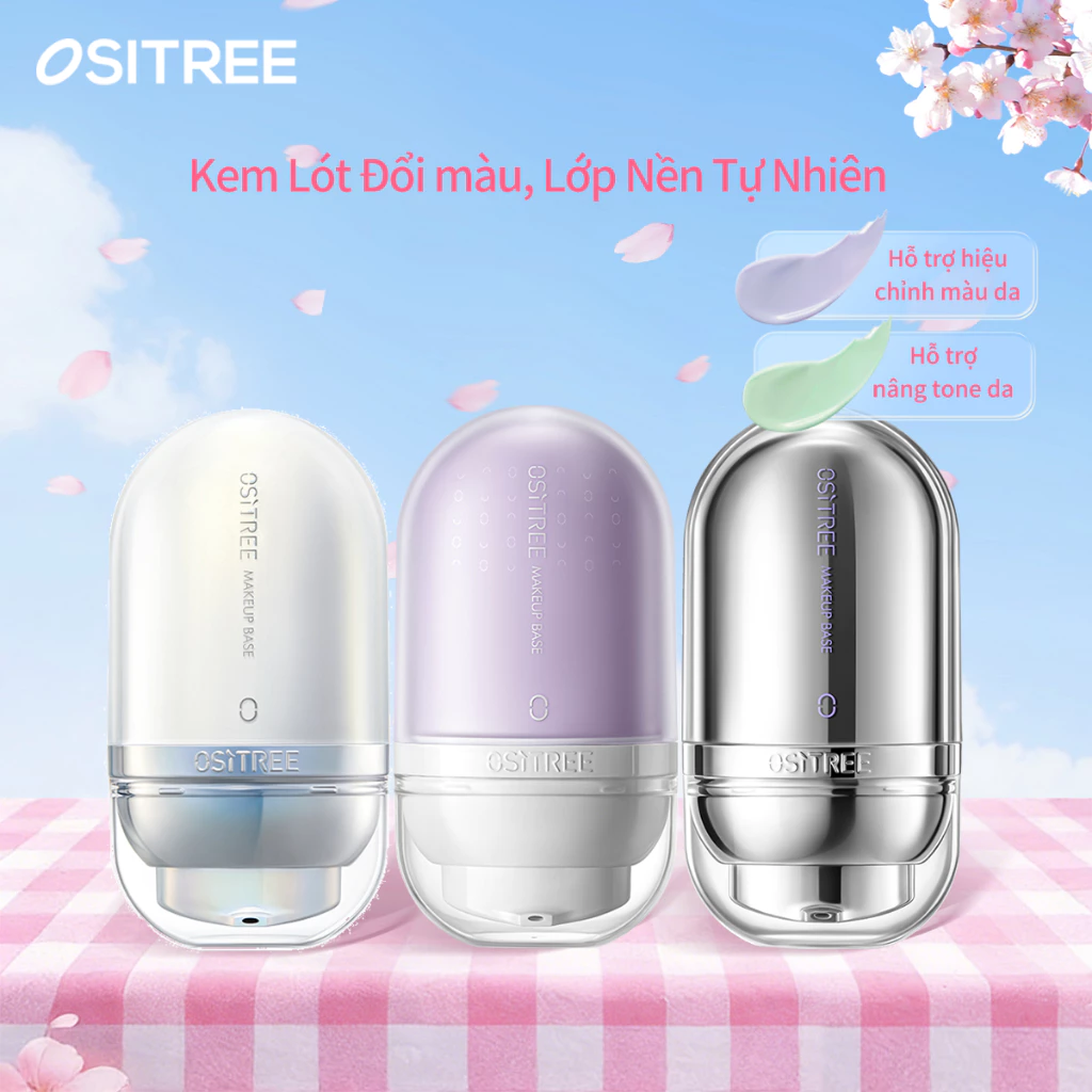 [LIVE] OSITREE Kem lót nâng tông, che khuyết điểm, dưỡng ẩm 25g 1.0 2.0 3.0