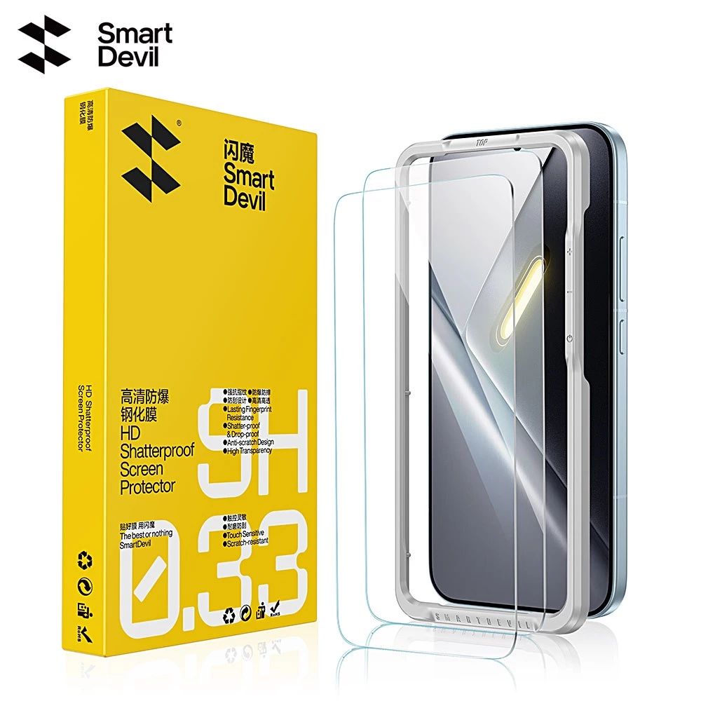 Miếng Dán Bảo Vệ Màn Hình SmartDevil Cho Xiaomi POCO X7 Pro / F8 Ultra / X8 Pro / X6 Pro / X5 / F5 / Redmi K90 Pro Max / K90 / Note 12 Pro / 12Turbo / Turbo 4 / 5 Kính Cường Lực Chống Vân Tay Chống Ánh Sáng Xanh