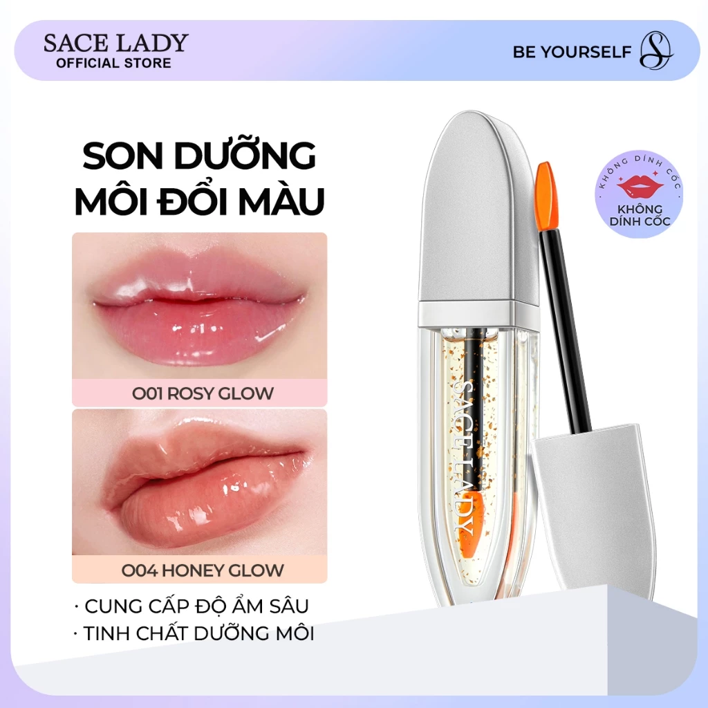 Son Dưỡng Môi SACE LADY Bền Vững Chống Thấm Nước Đổi Màu Môi Trang Điểm