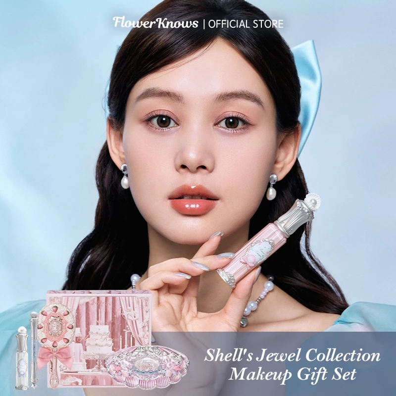 Bộ sưu tập trang sức của Flower Knows Shell / Bộ quà tặng trang điểm cùng màu[Local delivery]