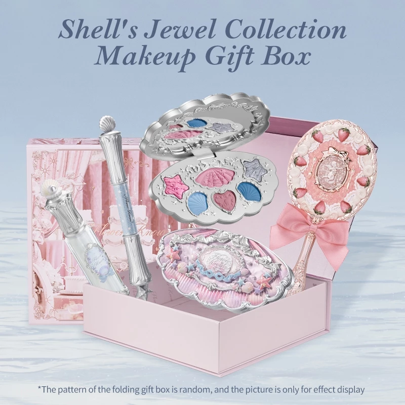Bộ quà tặng trang điểm Flower Knows Shell 's Jewel Collection Set Mỹ Phẩm