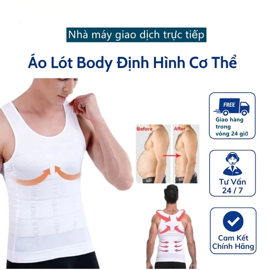 Body Shaping Inside Vest cho nam giới