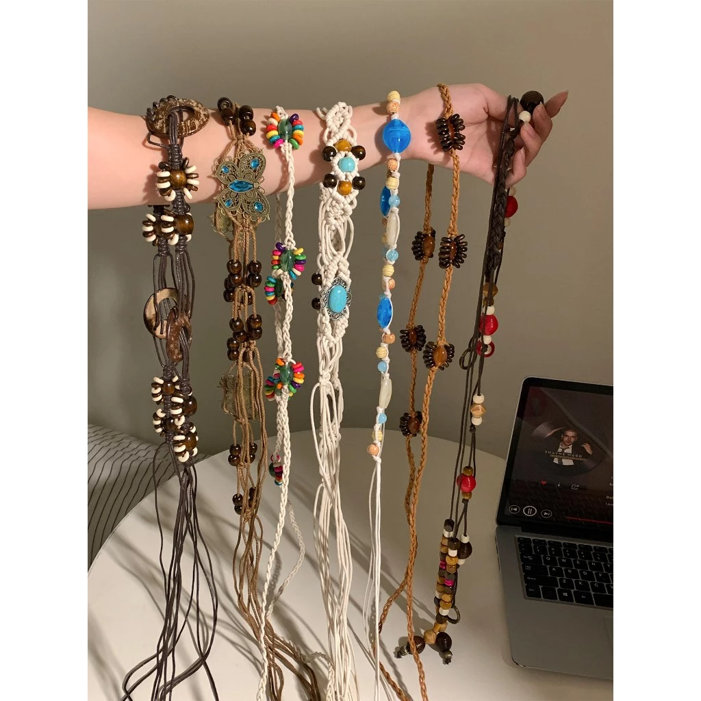 Dây Thắt Lưng Phong Cách Bohemian Retro Dành Cho Nữ Từ Hàn Quốc
