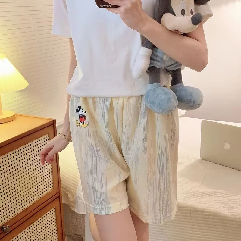 【Mẫu mới hè 2026】Quần short ngủ nữ chất cotton mây - Họa tiết kẻ ô dễ thương - Mỏng nhẹ mát mẻ - Mặc nhà, đi dạo, hay đi chơi đều đẹp - Có thể mặc ngoài