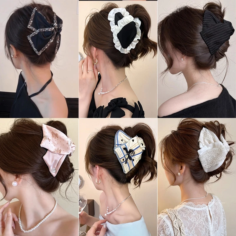 Kẹp Tóc Hình Tam Giác - Phong Cách Thanh Lịch Như Audrey Hepburn, Thích Hợp Cho Người Phụ Nữ Và Cô Gái