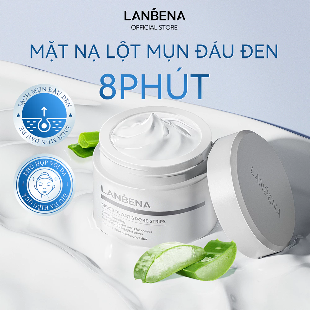 LANBENA GEL LỆT MỤN ĐẦU ĐEN (30G) - HIỆU QUẢ | MIẾNG DÁN CHĂM SÓC DA Mụn 30g Dễ Dùng, Nhanh Chóng Thông Sạch Lỗ Chân Lông Skincare